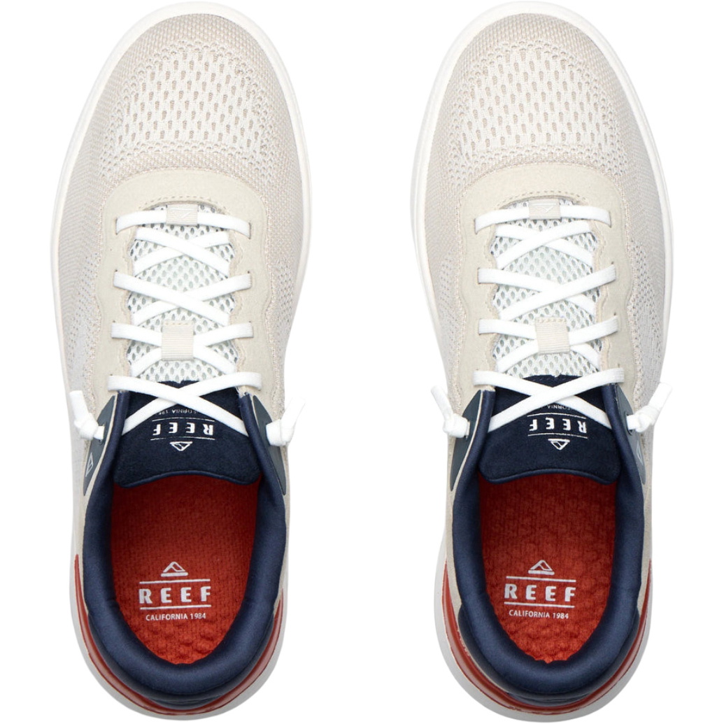 2026 Reef Mens Shoreline Del Mar Trainers CJ8997 - Tan / White / Navy